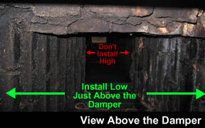 Smoke chamber install for a Chimney Balloon