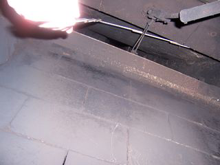 fireplace flue measurement