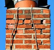 Spalling fireplace chimney bricks fell into my chimney!