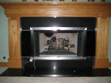 Majestic SR42A fireplace with a loose damper fit.
