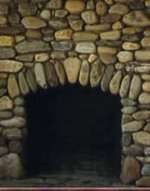 Stone Fireplace