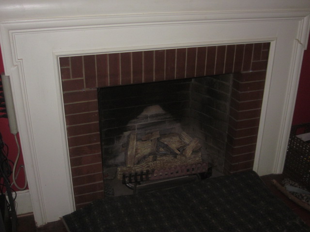 plug a gas fireplace