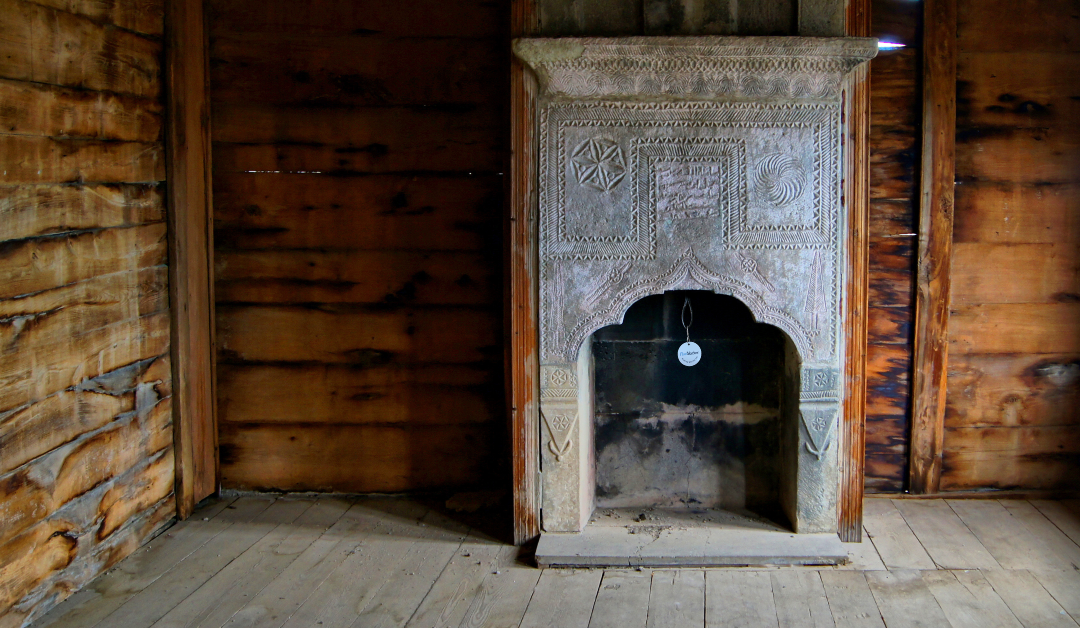 old fireplace